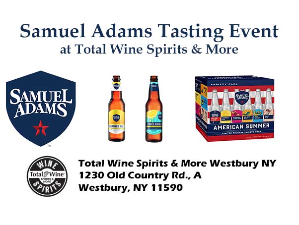 Sam Adams Tasting Event at Total Wine Westbury