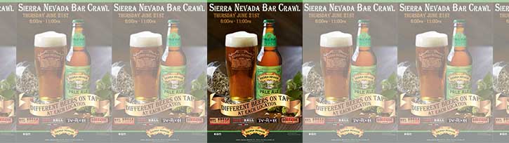 Sierra Nevada Brewing Bar Crawl At The Tap Room Boening