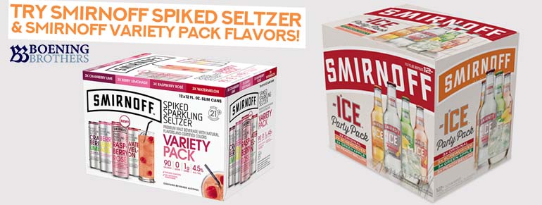 Smirnoff ICE & Spiked Seltzer Tasting at Bellrose Thrifty Beverage