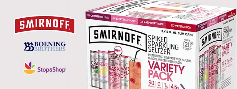 Smirnoff Spiked Seltzer Tasting at Stop & Shop Rocky Point