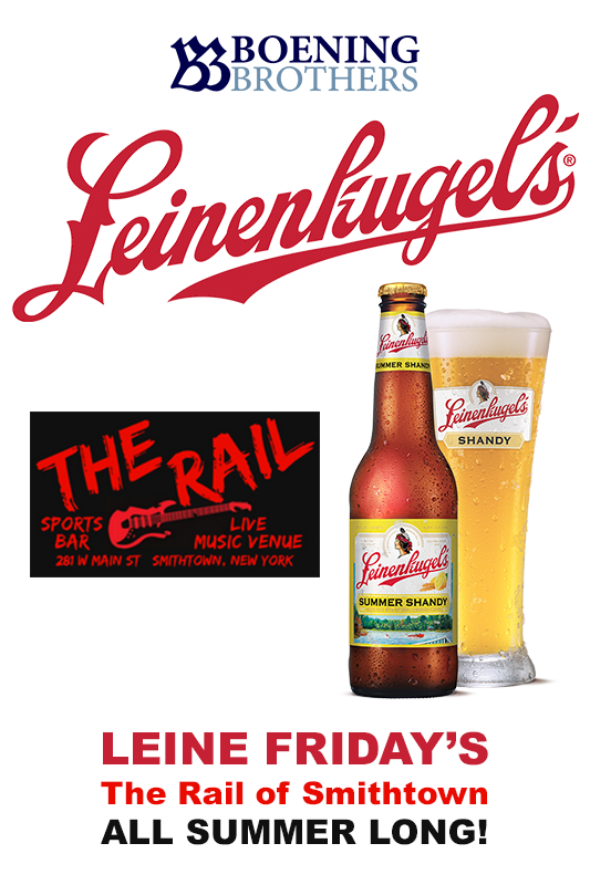 LEINE Friday's this Summer at The Rail of Smithtown