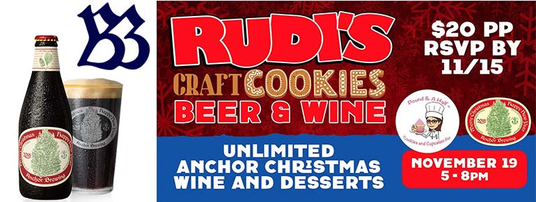 Rudi's Craft Cookies Beer & Wine Event