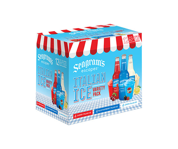 Seagrams Escapes Italian Ice Variety Pack