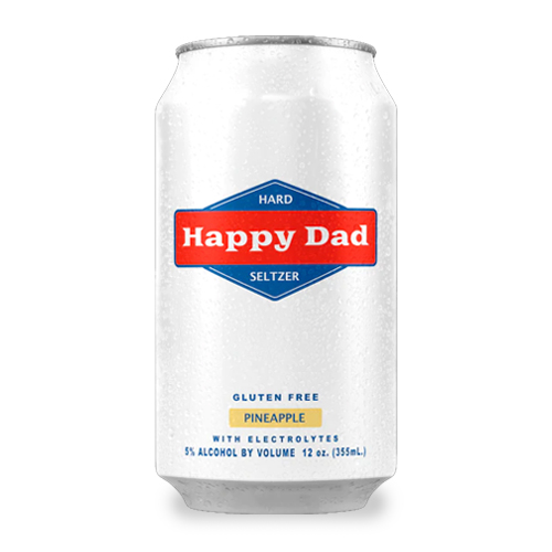 Happy Dad Hard Seltzer Pinepple